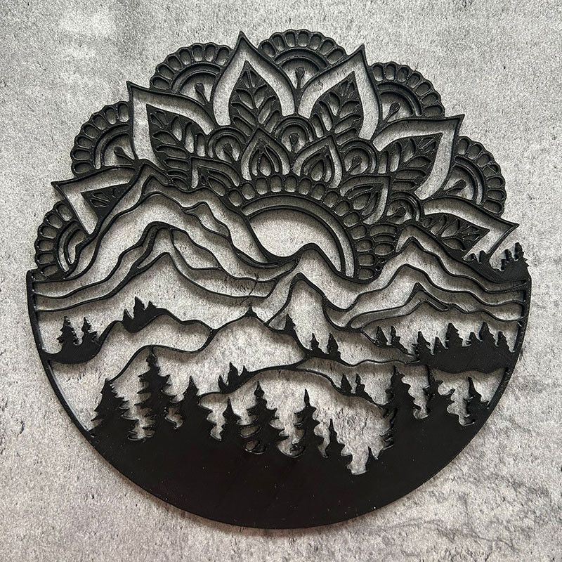 DEKORACE NA STĚNU - MANDALA V HORÁCH