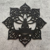 DEKORACE NA STĚNU - BUDDHA MANDALA V LOTOSOVÉM KVĚTU