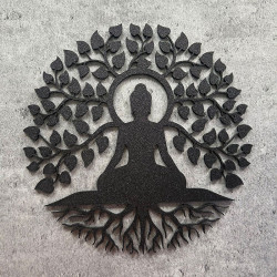 DEKORACE NA STĚNU - BUDDHA MANDALA - STROM ŽIVOTA