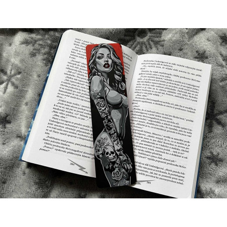 TATTOOED GIRL ZÁLOŽKA DO KNIHY
