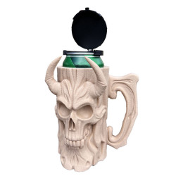 PŮLLITR NA PLECHOVKY TREE DEMON SKULL